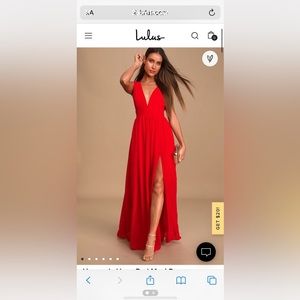 NWOT lulus dress